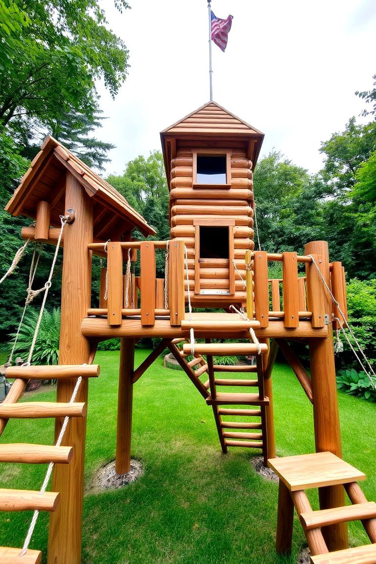 Adventure Fort - 24 Backyard Playground Ideas