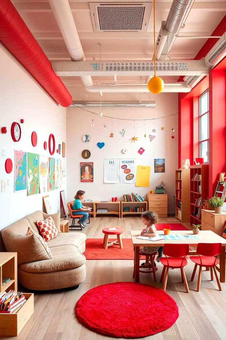 Adventurous Red Creative Space - 24 Red Boy Room Ideas