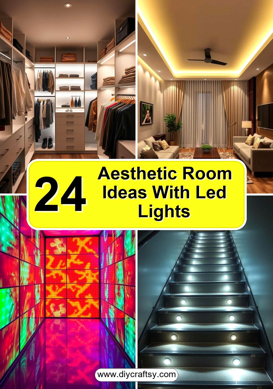Aesthetic Room Ideas With Led Lights