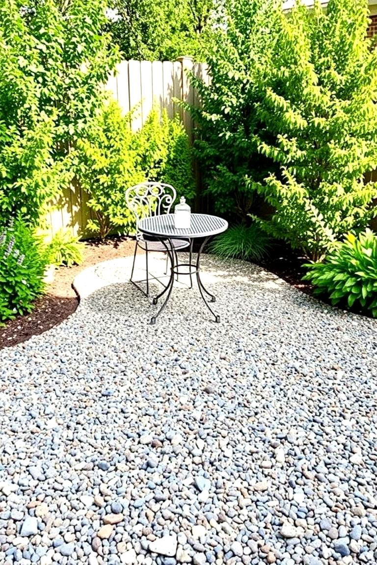 Affordable Pea Gravel - 24 Patio Flooring Ideas