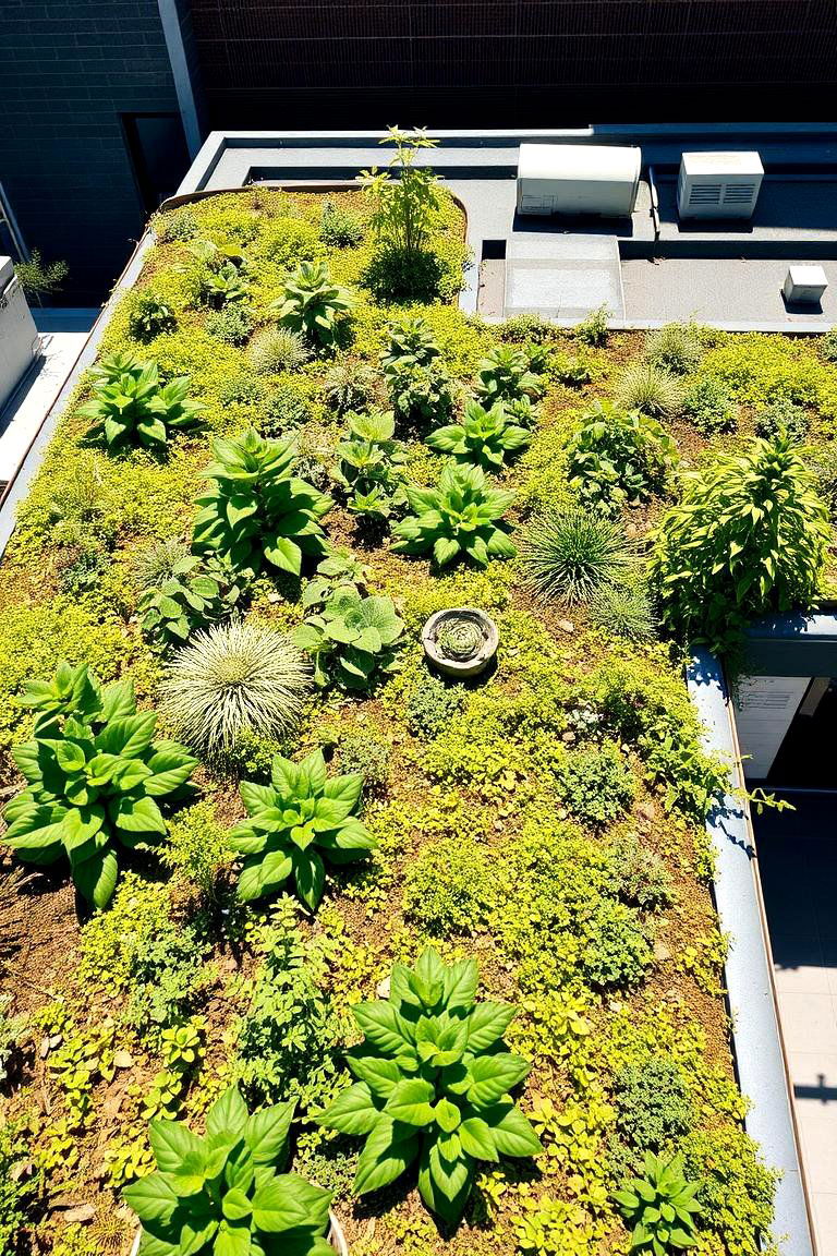 Air Quality Improvement through Green Roofs - 24 Houses With Green Roofs