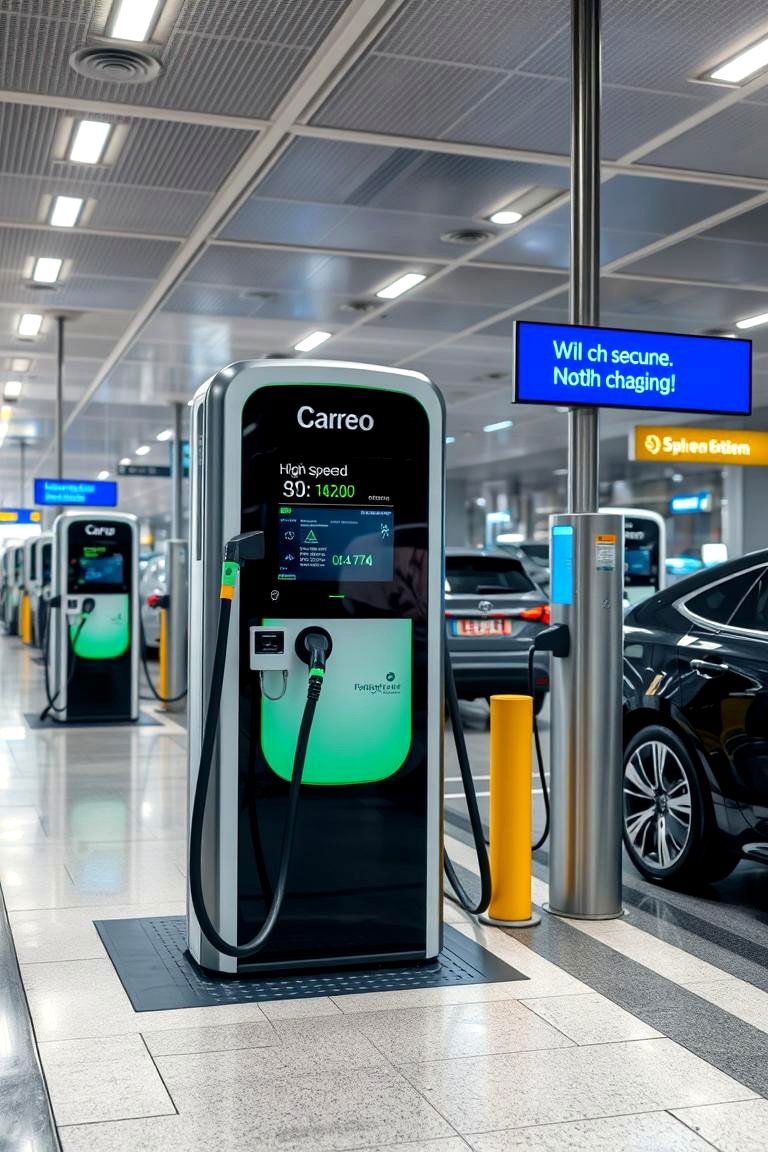 Airport EV Charging Zone - 24 charging station ideas