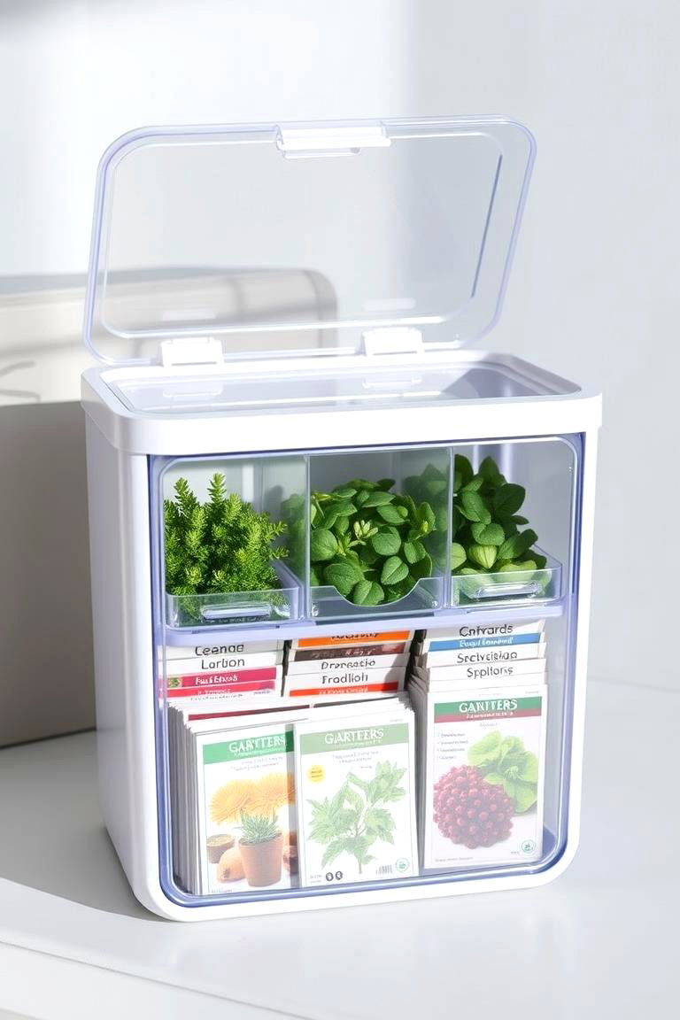 Airtight Containers - 24 Seed Storage Ideas