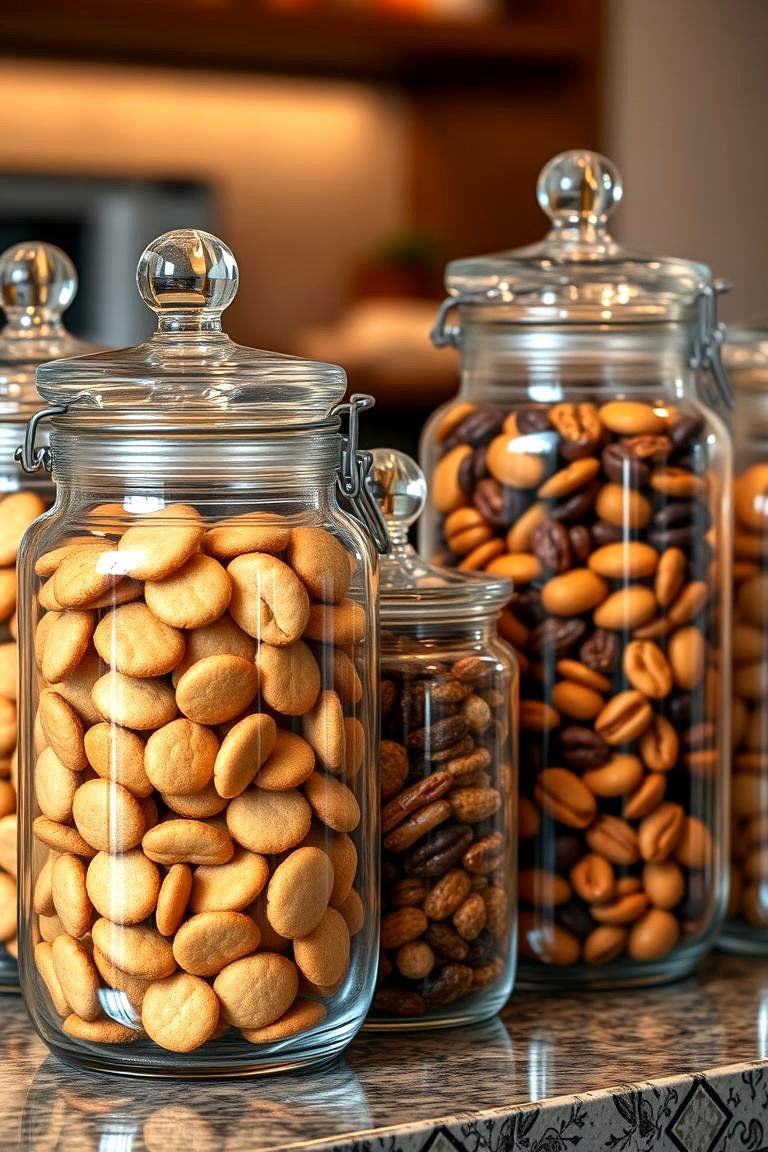 Airtight Snack Jars - 24 Snack Storage Ideas
