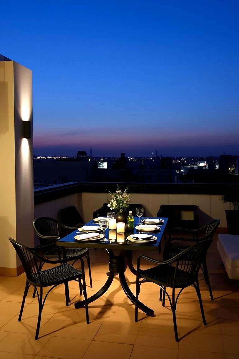 Al Fresco Dining Space - 24 Residential Rooftop Design Ideas