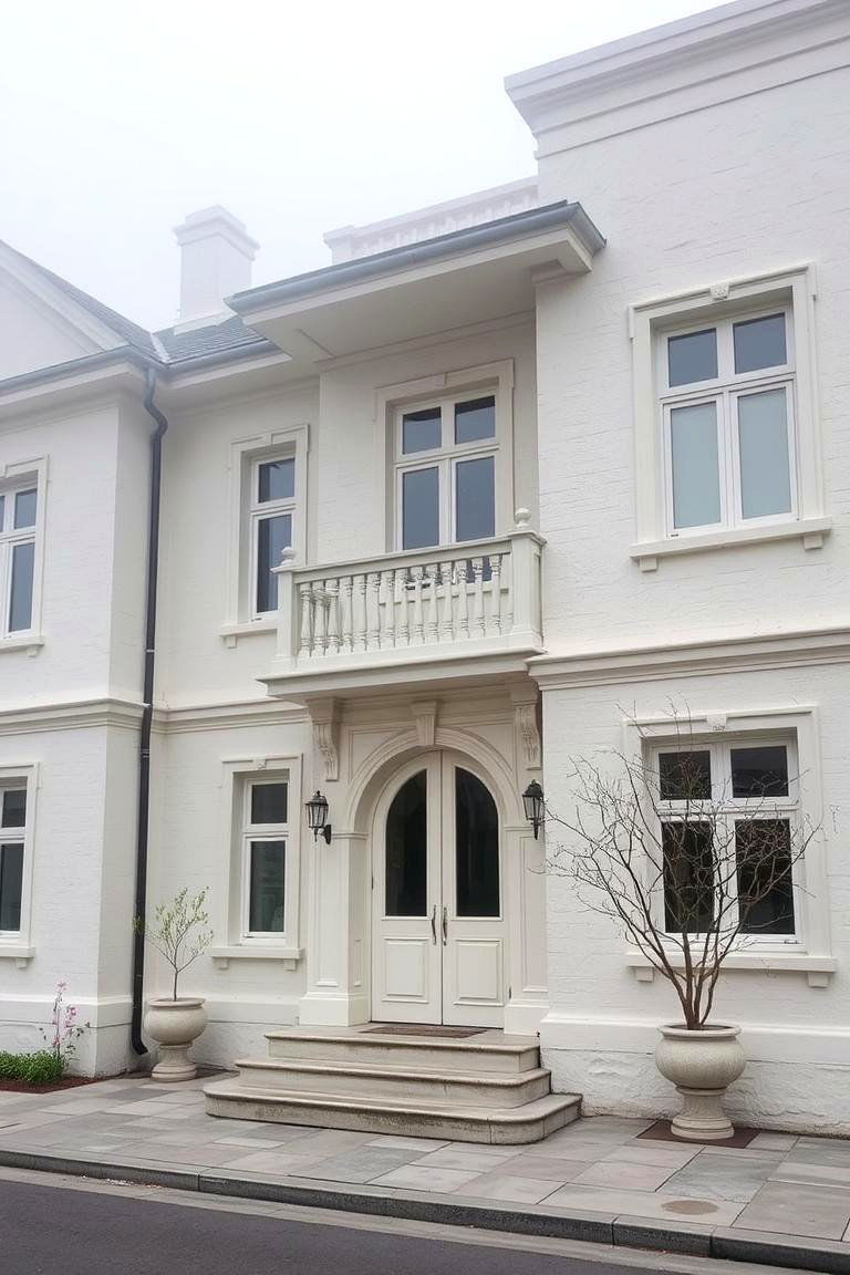 Alabaster Mist - 24 Off-white Paint Colors for Home Exteriors