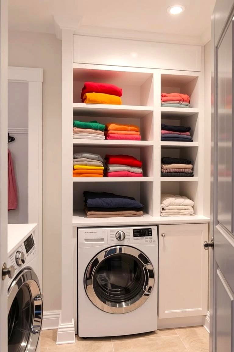 Alcove Shelving - 24 Laundry Room Shelf Ideas