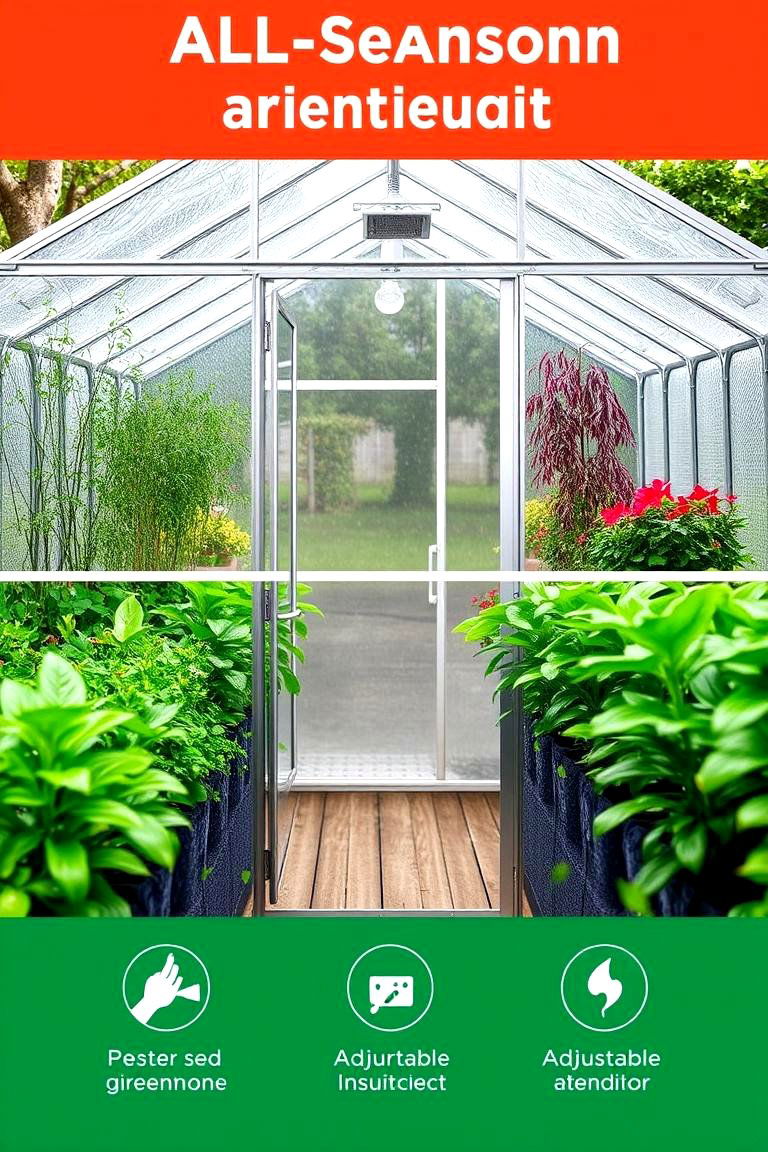 All Season Greenhouse - 24 Corner Greenhouse Ideas