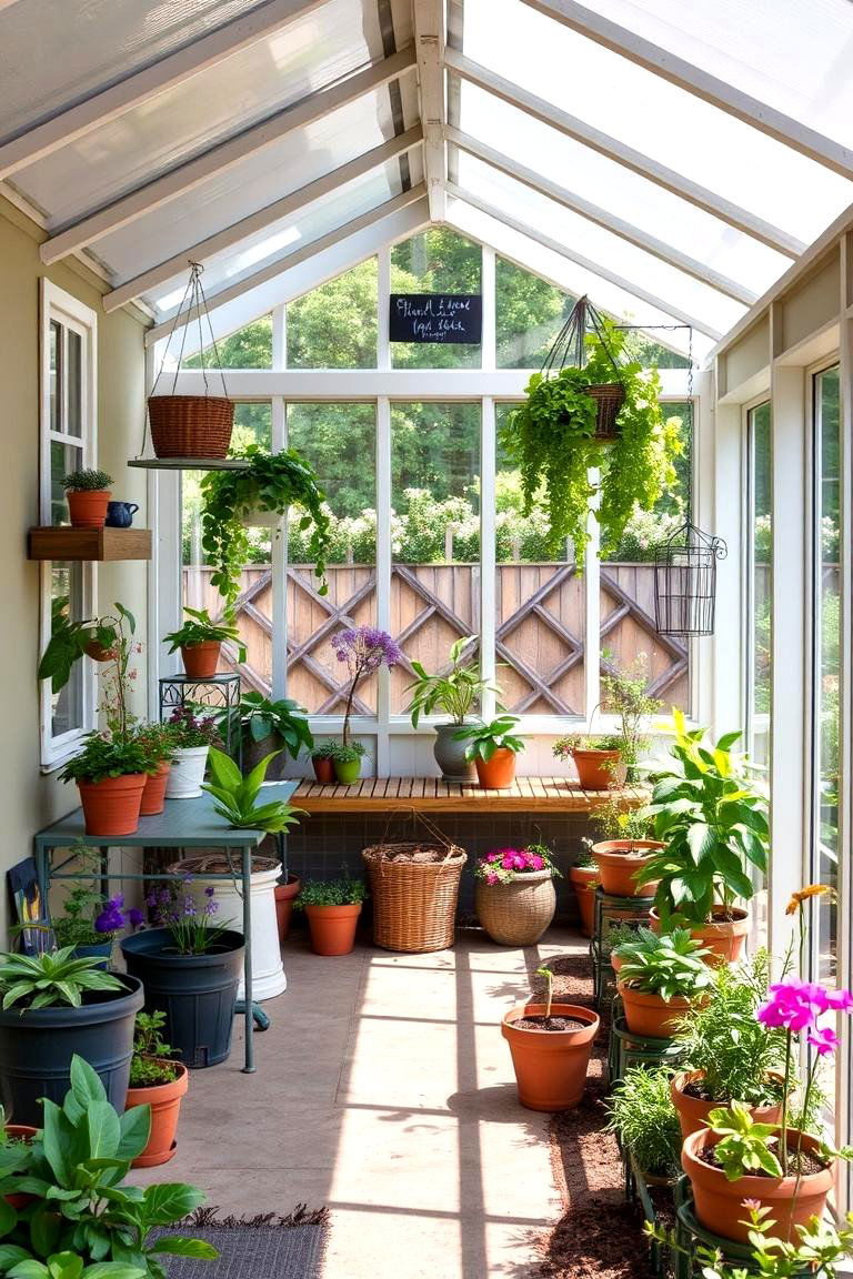 All Season Plant Retreat - 24 Porch Greenhouse Ideas
