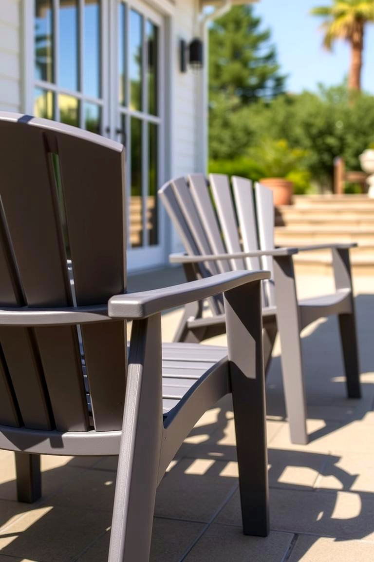 All Weather Resin Chairs - 24 Outdoor Seating Ideas