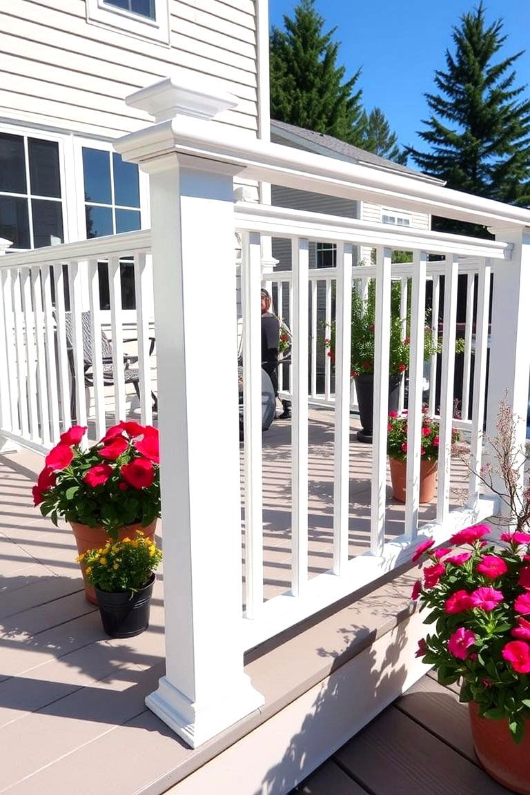 Aluminum Railing for Low Maintenance - 24 Metal Deck Railing Ideas