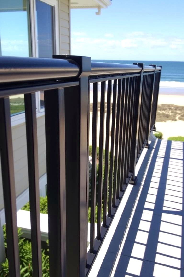 Aluminum Railings for Durability - 24 Front Porch Railing Ideas