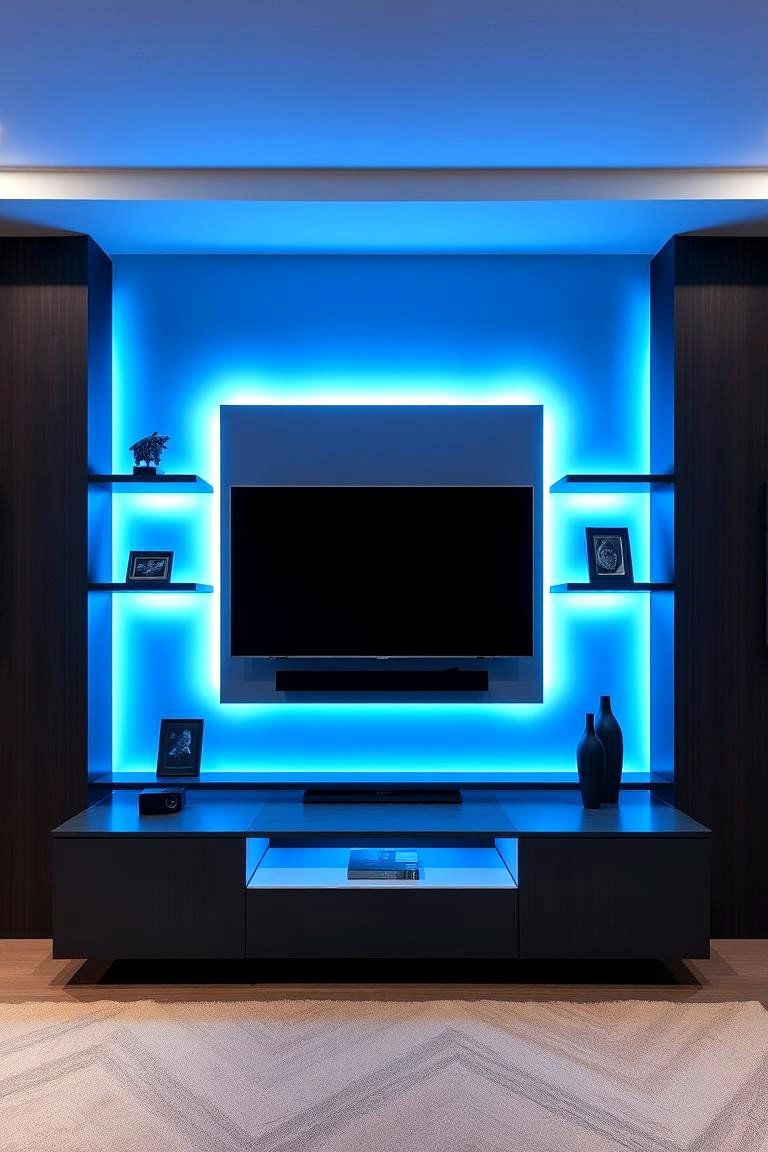Ambient LED Strip Lighting - 24 Hypebeast Room Decor Ideas