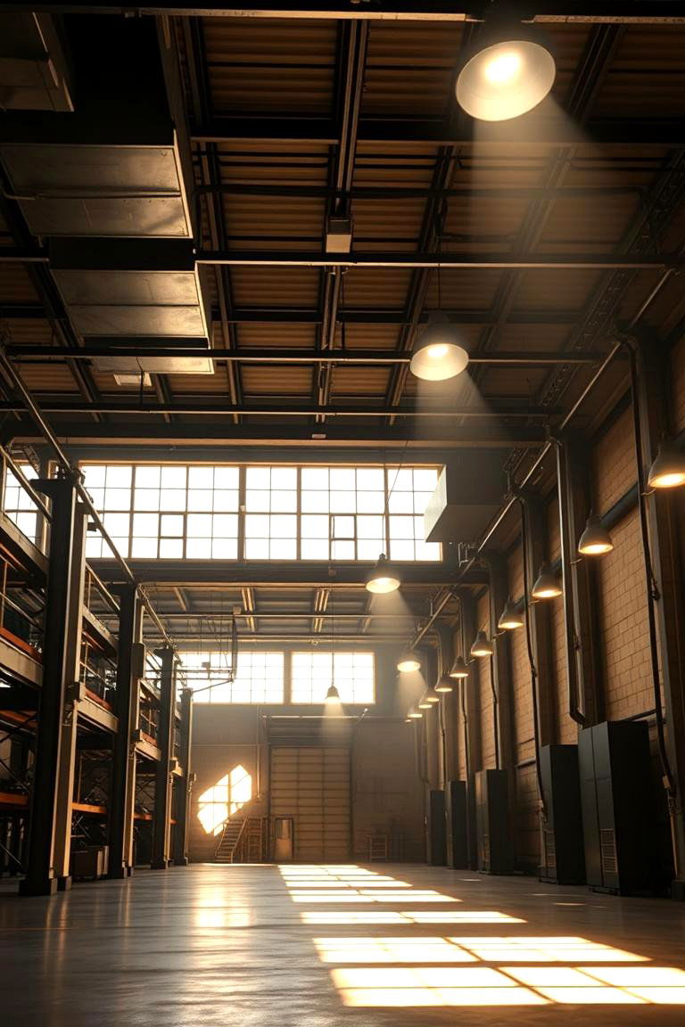 Ambient Lighting Effects - 24 Industrial Bedroom Ideas