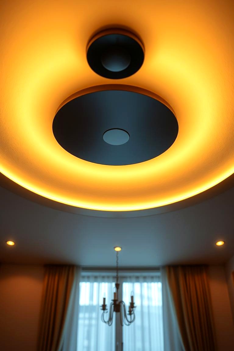 Ambient Mood Lighting - 24 Drop Ceiling Lighting Ideas
