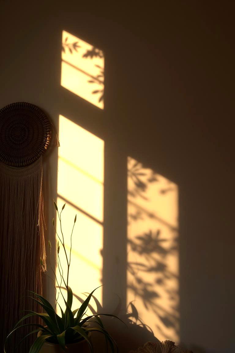 Ambient Natural Light Art - 24 Boho Wall Decor Ideas