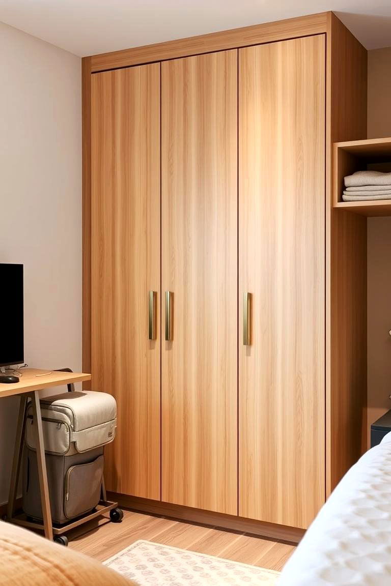 Ample and Discreet Storage - 24 Office Guest Room Ideas