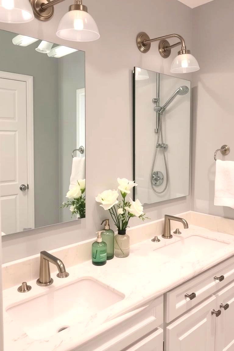Ample and Smart Storage Solutions - 24 Jack and Jill Bathroom Ideas