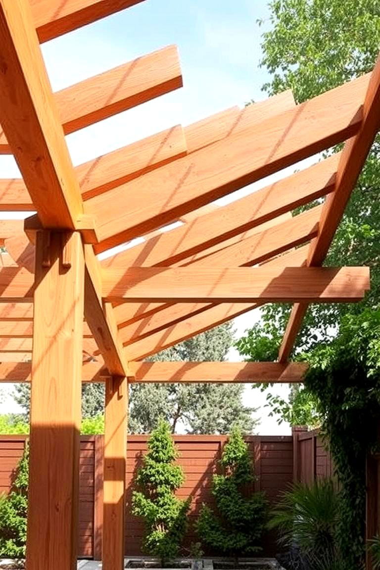 Angled or Pitched Roof Design - 24 Pergola Roof Ideas