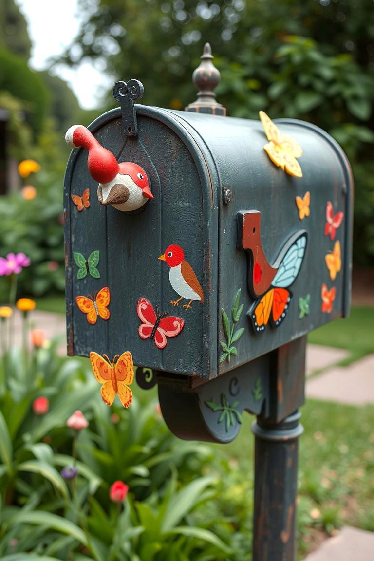 Animal Accents - 24 Mailbox Decor Ideas