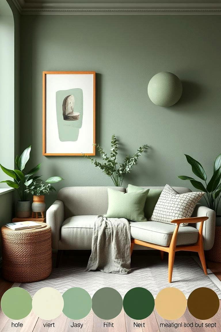 Another Timeless Sage Green Palette - 24 Sage Green Fireplace Ideas