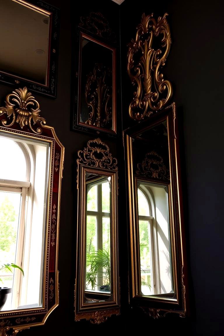 Antique Chinese Mirrors - 24 Chinoiserie Bedroom Ideas