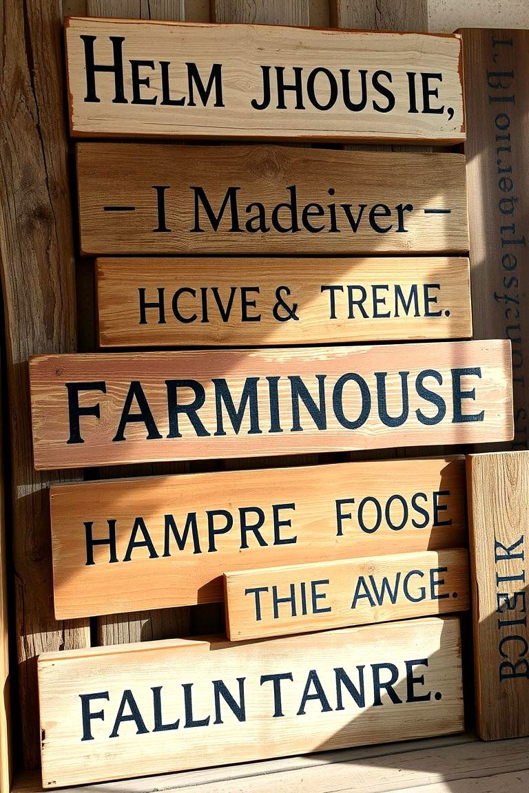 Antique Farmhouse Signs - 24 Farmhouse Wall Decor Ideas