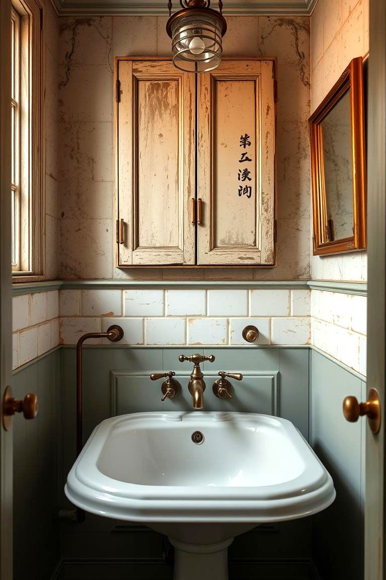 Antique Fixtures and Finishes - 24 Cottage Bathroom Ideas
