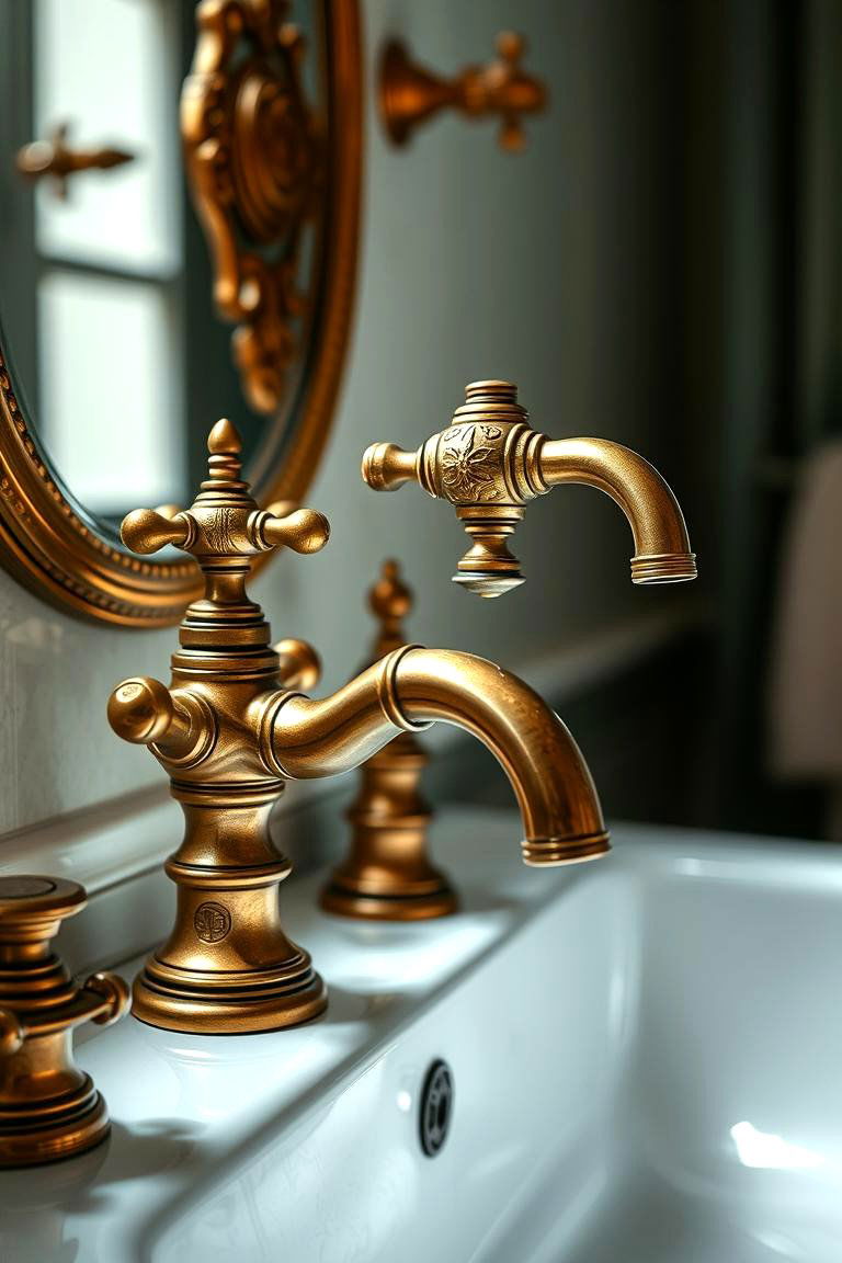 Antique Fixtures for a Classic Touch - 24 Victorian Bathroom Ideas