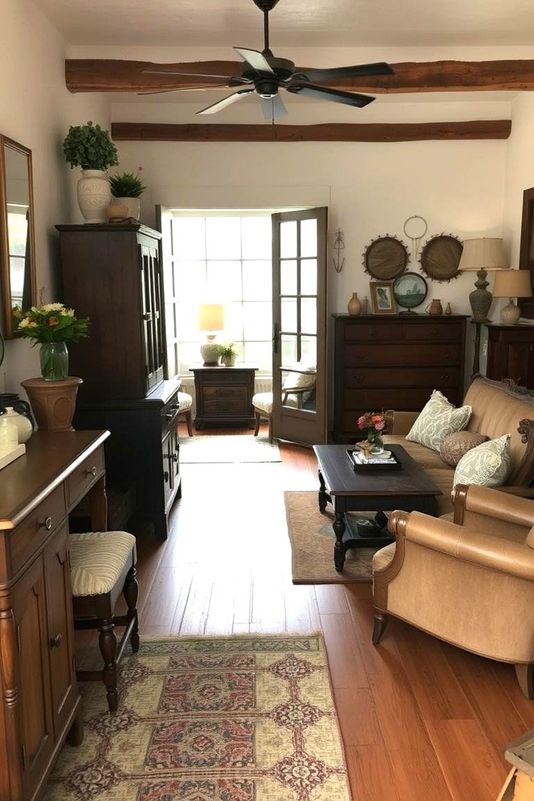 Antique Furnishings Fusion - 24 Rustic Interior Design Ideas