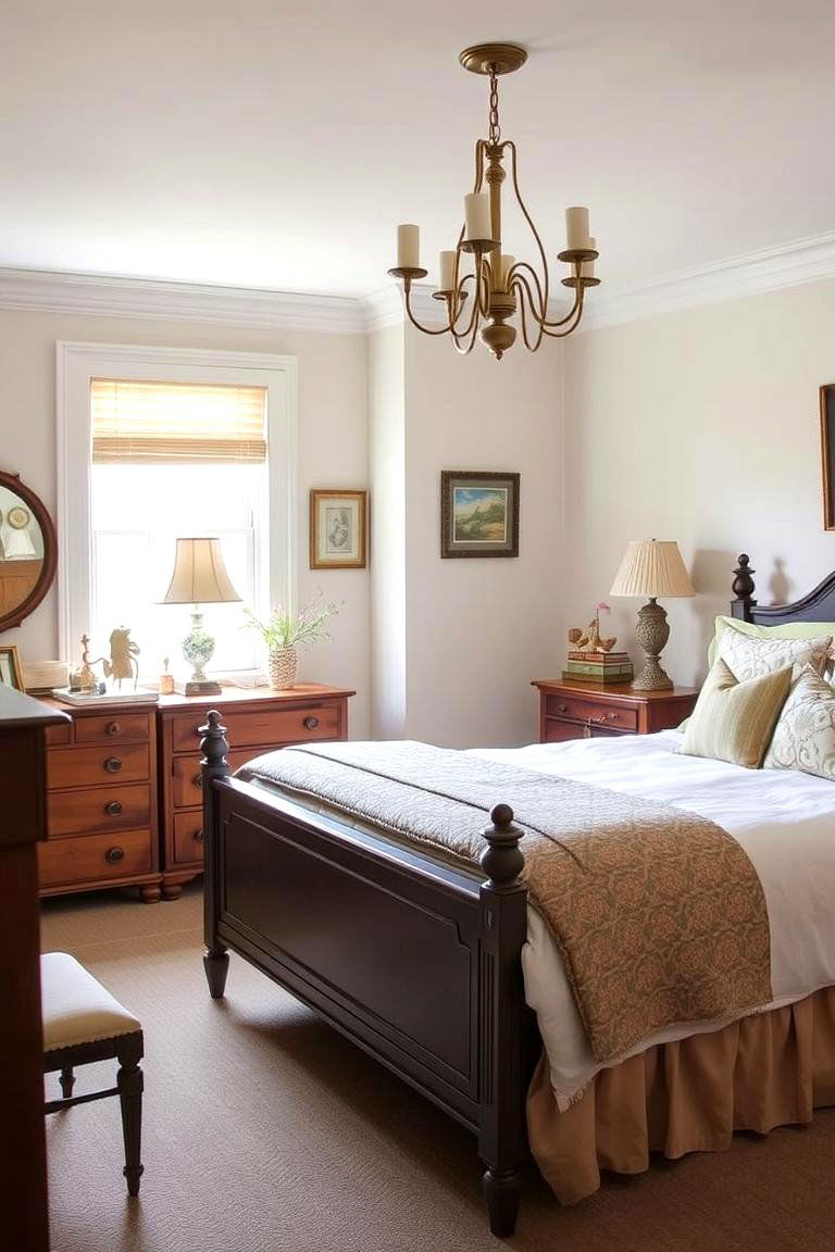Antique Furniture Integration - 24 Victorian Bedroom Ideas
