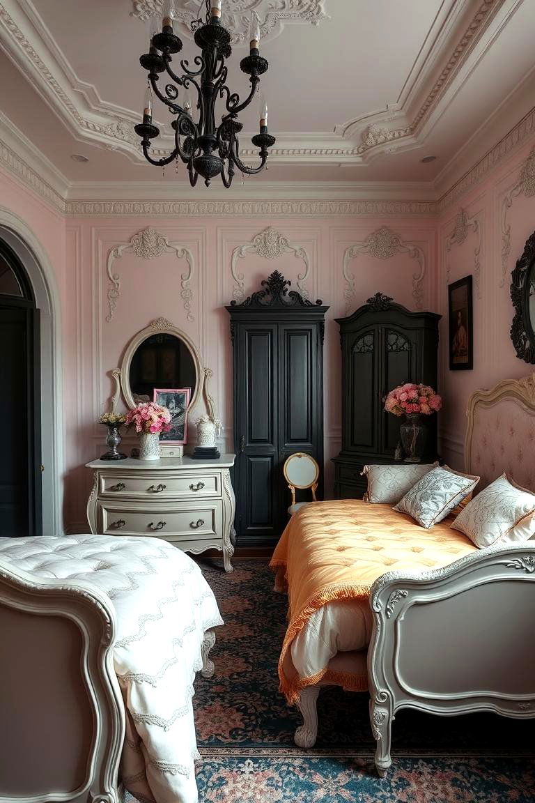 Antique Gothic Furniture Mix - 24 pastel goth bedroom ideas