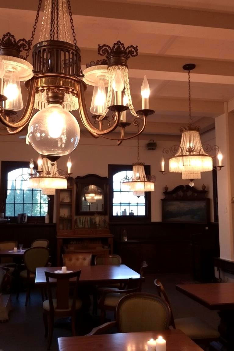 Antique Lighting Fixtures - 24 Rustic Living Room Ideas