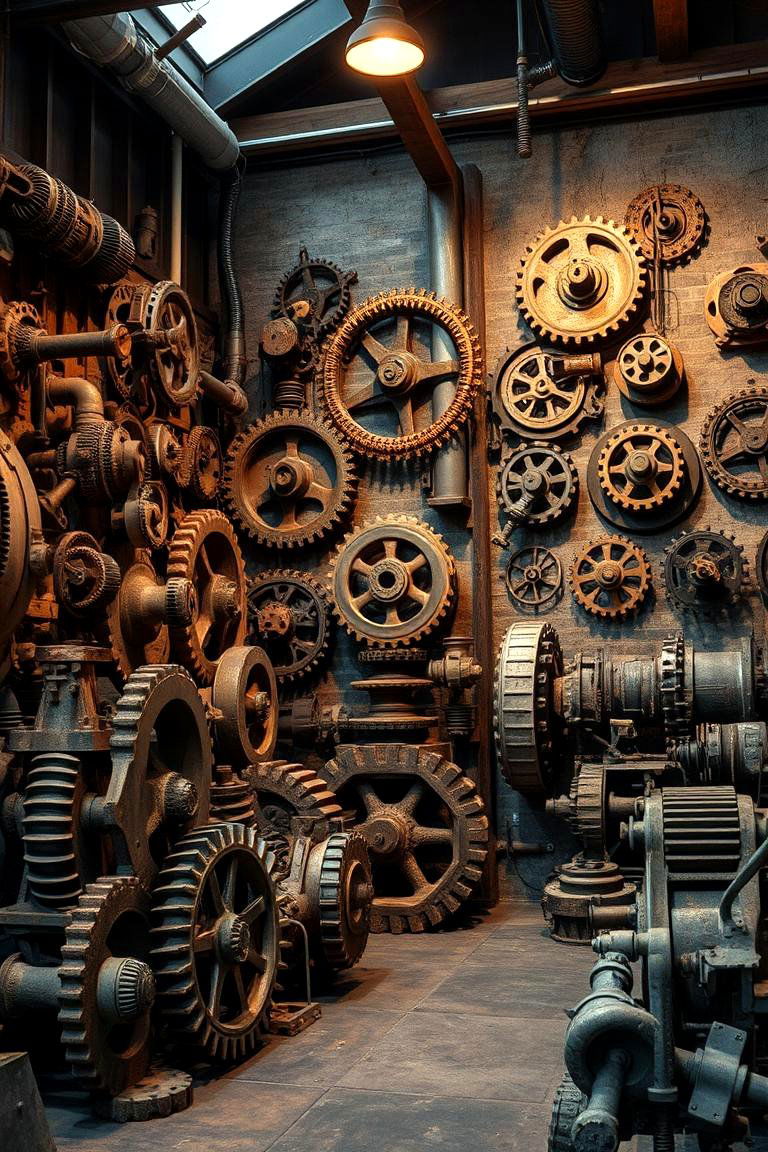 Antique Machinery Inspired Accents - 24 Steampunk Interior Design Ideas