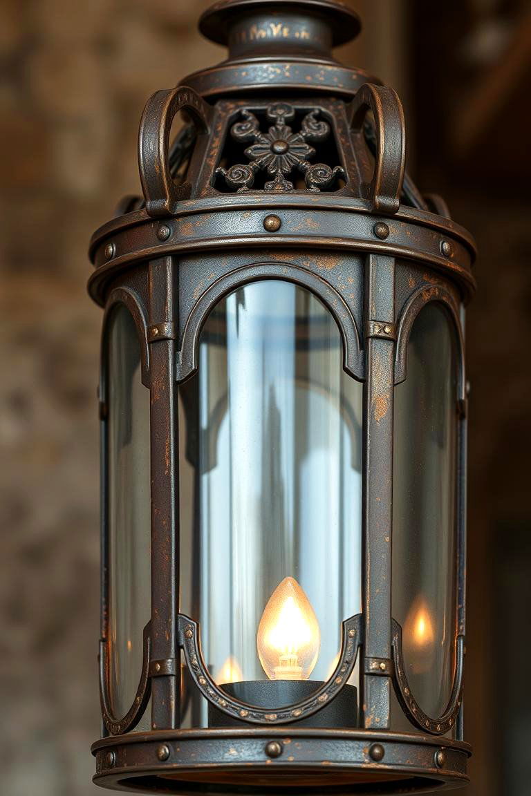 Antique Metal Lantern - 24 Lantern Centerpiece Ideas