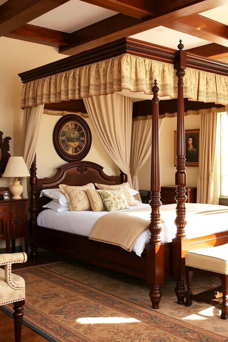 Antique Revival Canopy Bed - 24 Canopy Bed Ideas