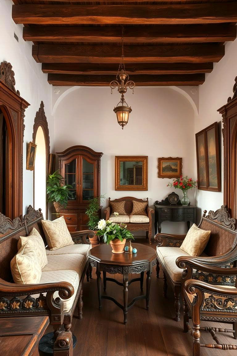 Antique Spanish Furniture - 24 Spanish Style Living Room Ideas