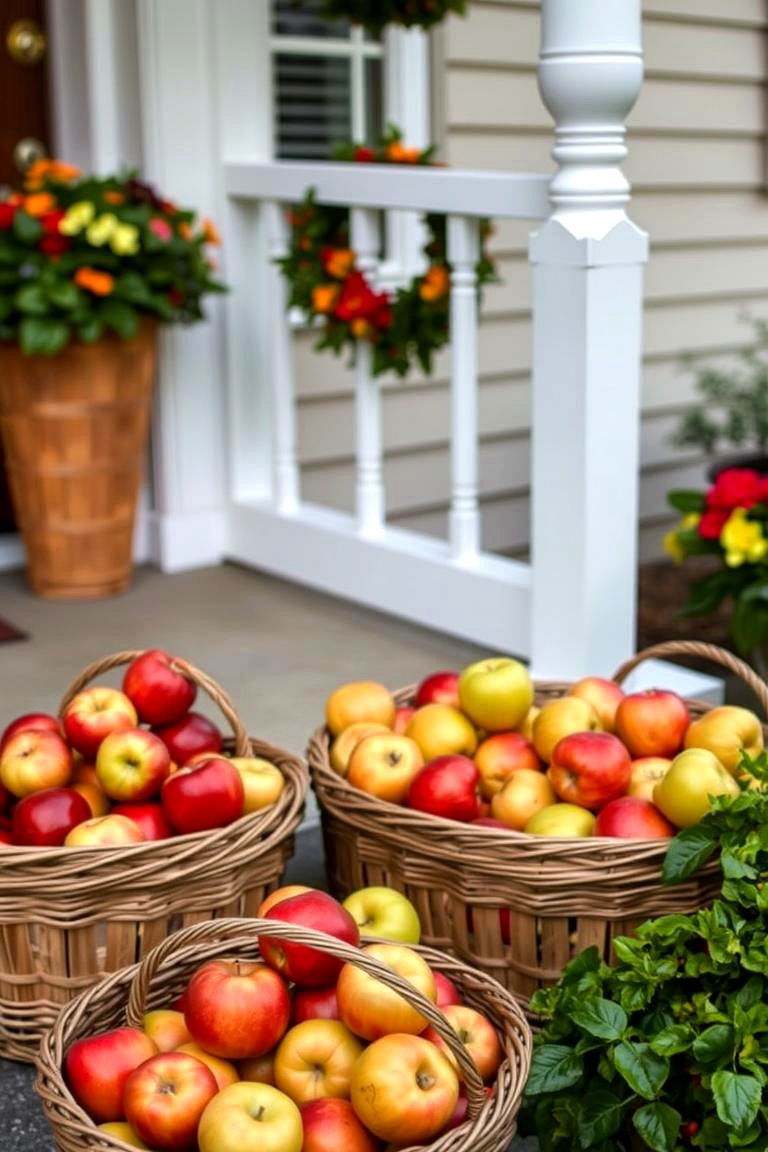 Apple Orchard Inspired Decor - 24 fall outdoor decorating ideas