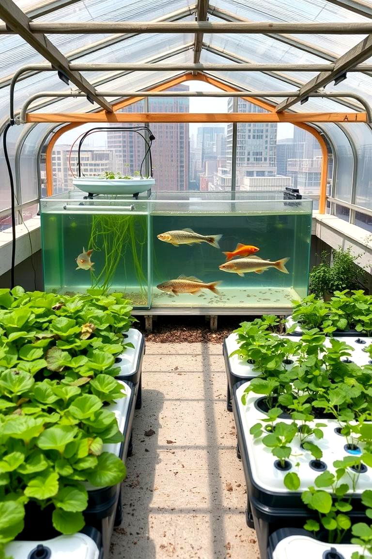 Aquaponic Rooftop Greenhouse - 24 Rooftop Greenhouse Ideas