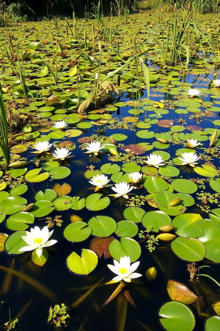 Aquatic Plant Haven Duck Pond - 24 Duck Pond Ideas