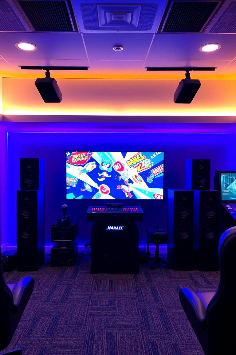 Arcade Room Sound System - 24 Arcade Room Ideas