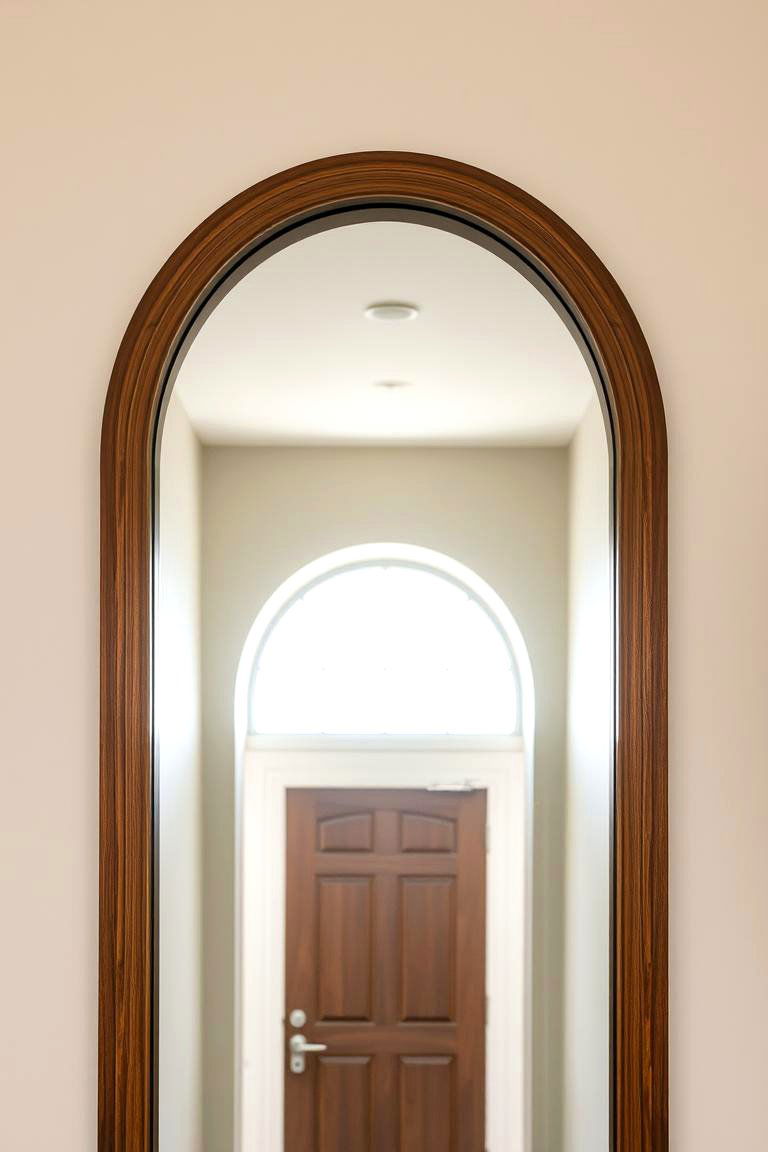 Arch Top Mirror - 24 Entryway Mirror Ideas