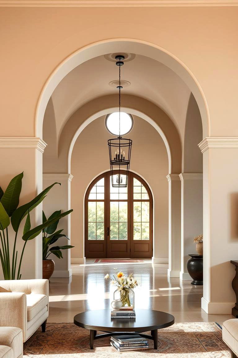 Arched Doorway Accents - 24 Tuscan Living Room Ideas