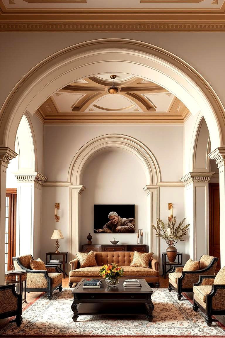 Arched Doorway Designs - 24 Bohemian Moroccan Living Room Ideas