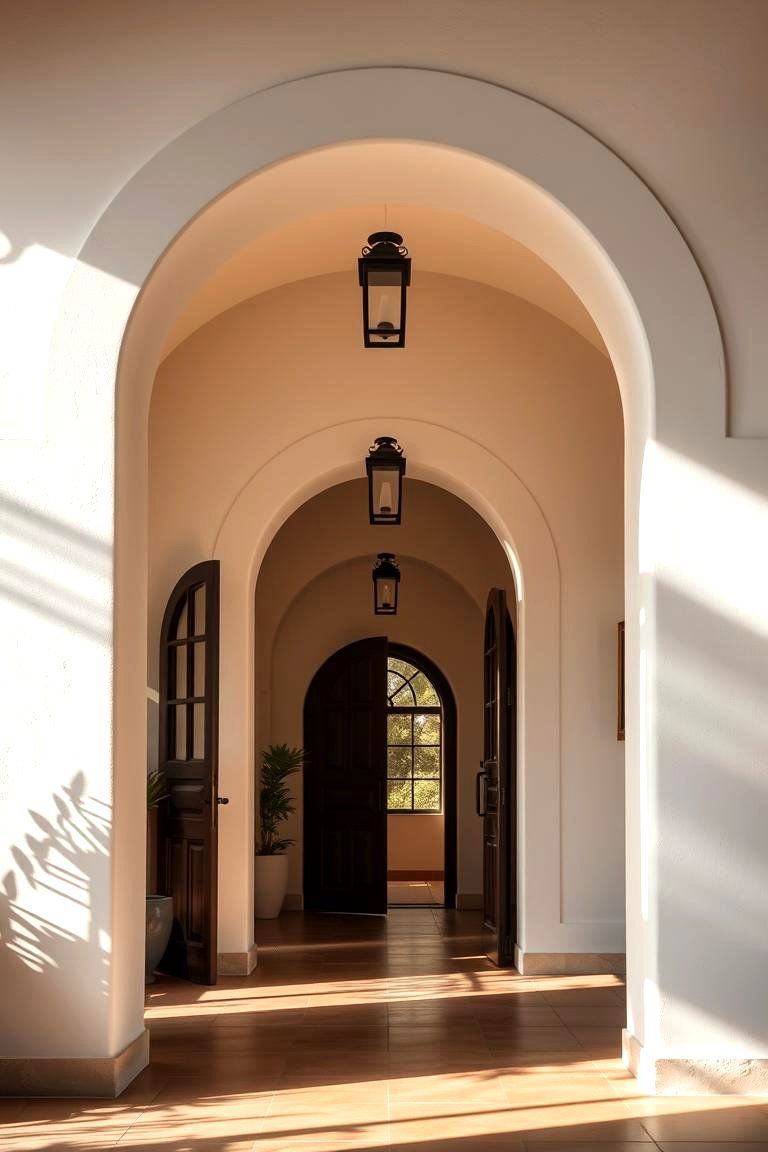 Arched Doorways Elegance - 24 spanish style home exterior ideas