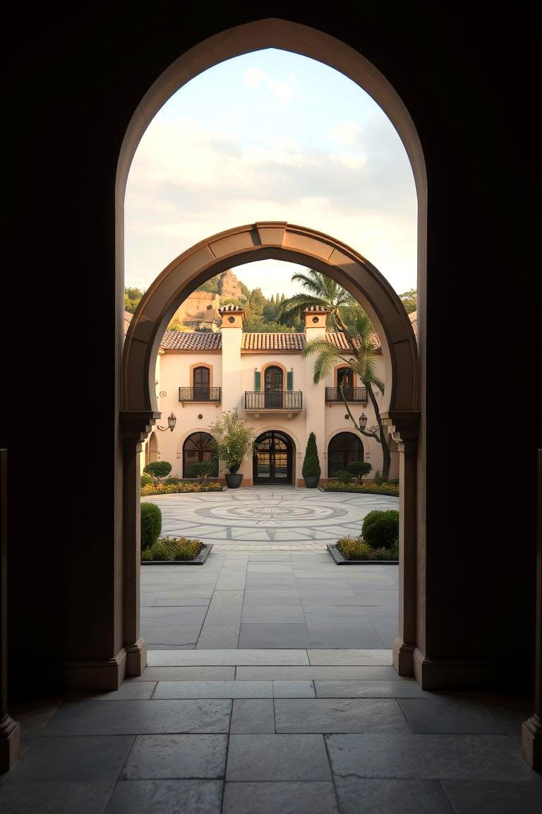 Arched Entryways - 24 Spanish Courtyard Ideas