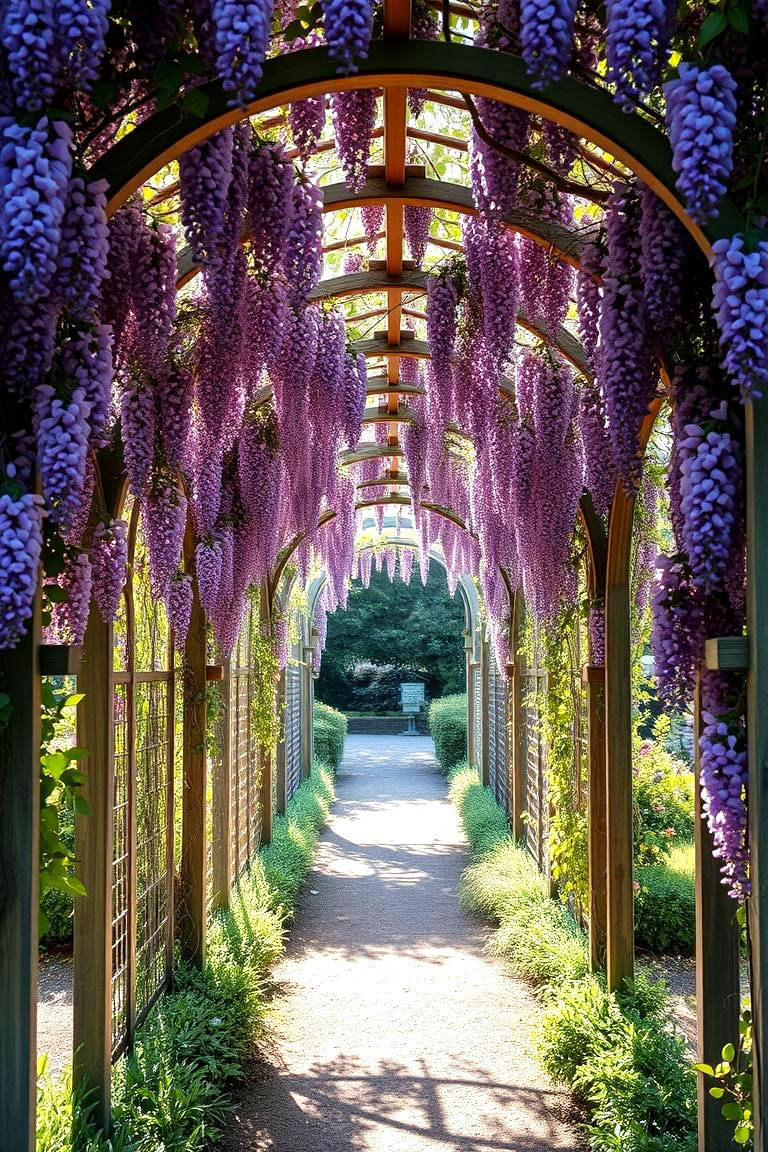 Arched Garden Trellis - 24 Garden Trellis Ideas