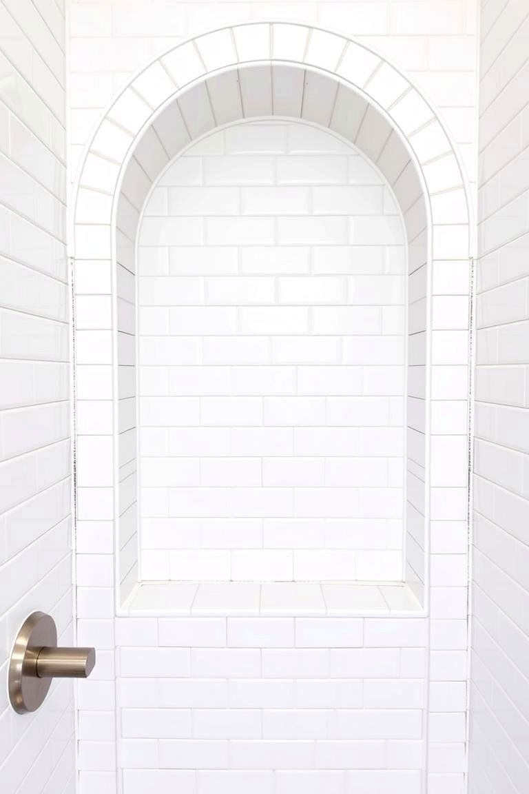 Arched Niche - 24 Shower Niche Ideas