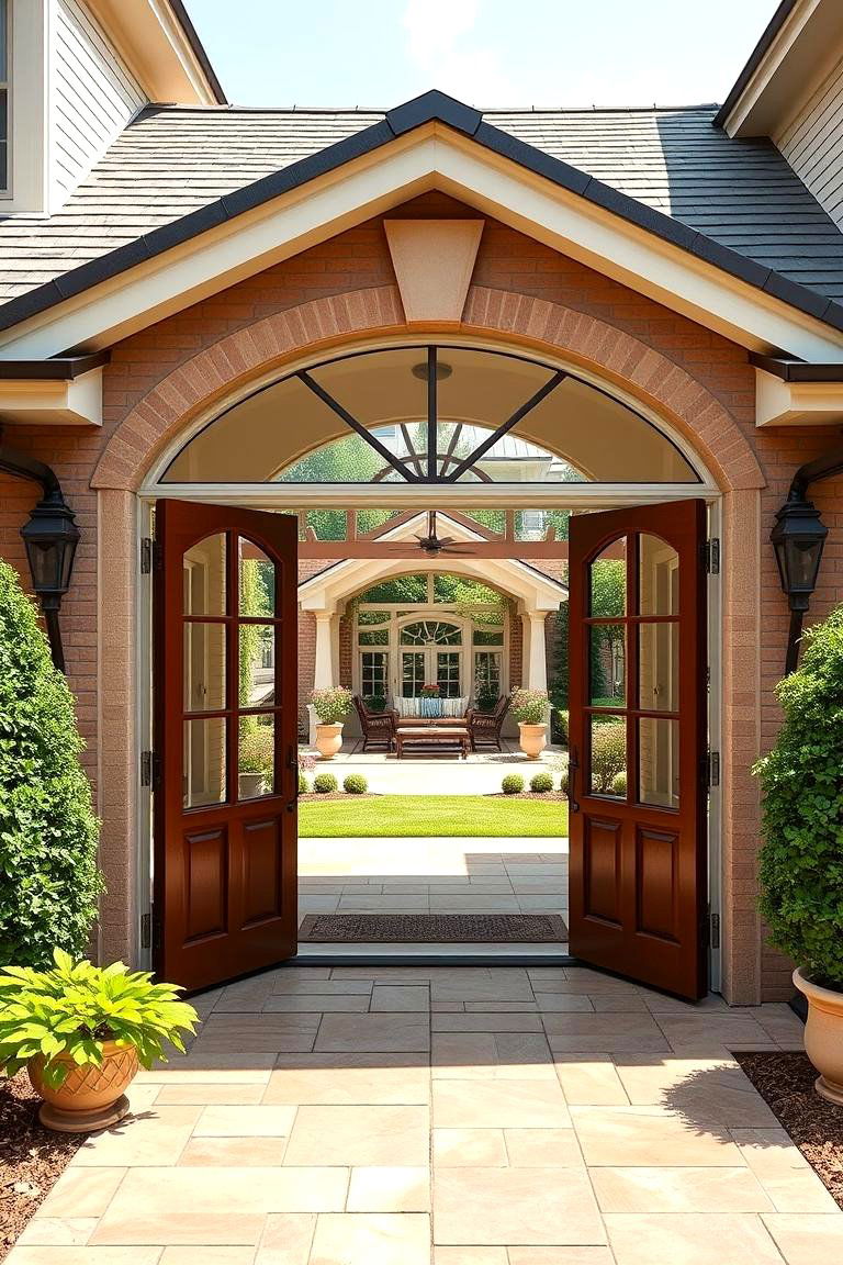 Arched Patio Doors - 24 Patio Door Ideas