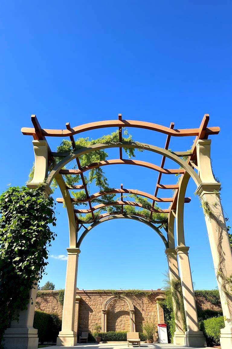 Arched Pergola - 24 Garden Arch Ideas
